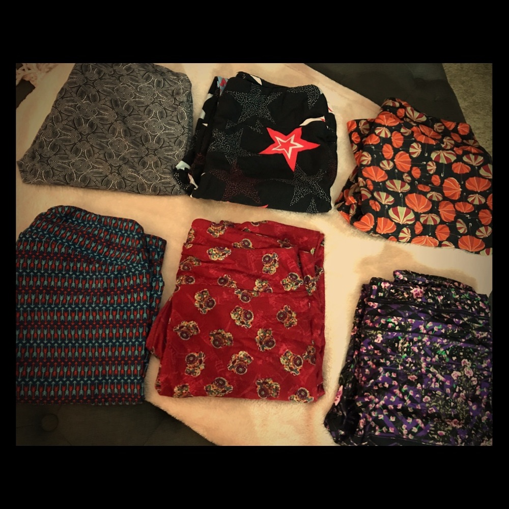 Lularoe TC leggings - $5/each; 4/$15